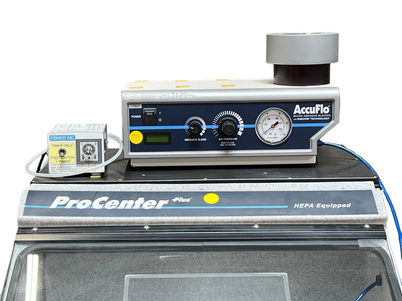 Load image into Gallery viewer, Comco ProCenter Plus + External Blast Timer + AccuFlo Micro-Abrasive Blaster
