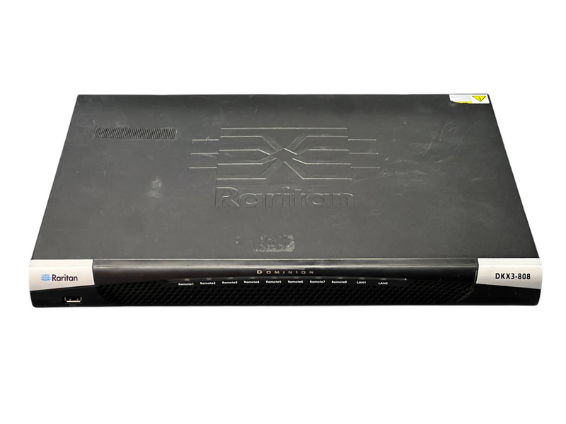 Load image into Gallery viewer, Raritan DKX3-808 8-Port KVM Over IP Switch FOR PARTS / REPAIR
