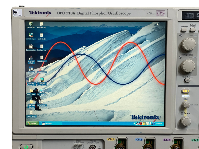 Load image into Gallery viewer, Tektronix DPO7104 Digital Phosphor Oscilloscope