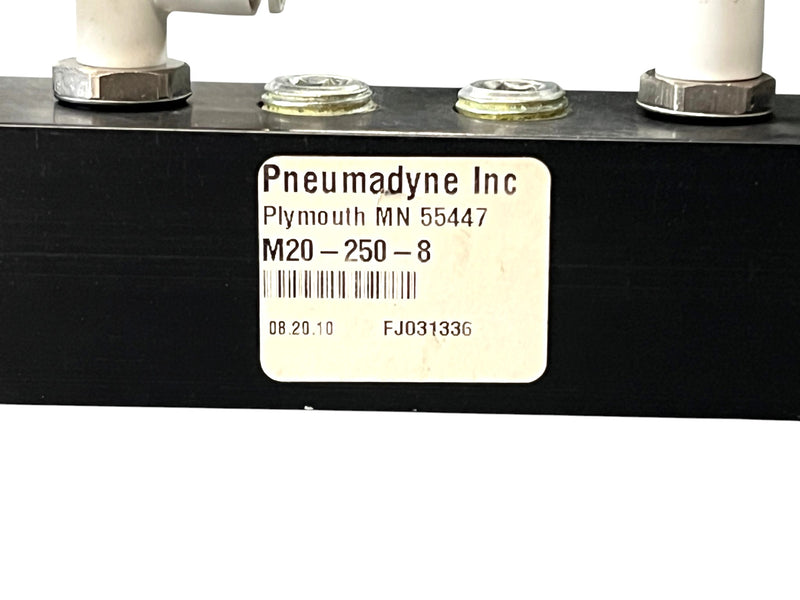 Load image into Gallery viewer, (Lot of 3) Pneumadyne Pneumatic Manifold M20-250-4 / M10-125-8 / M20-250-8