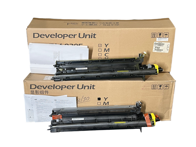 Load image into Gallery viewer, (Lot of 2) Kyocera Developer Unit x1 DV-8750Y x1 DC-8505Y