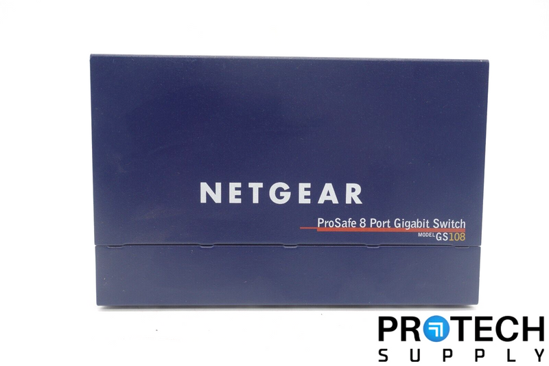 Load image into Gallery viewer, Netgear GS108 v3 ProSafe 8-Port Gigabit Ethernet Switch with WARRANTY