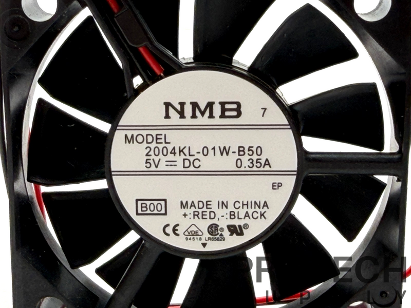 Load image into Gallery viewer, NMB 2004KL-01W-B50 5V 0.35A (50×50×10mm) Brushless DC Axial Fan – Ball Bearing