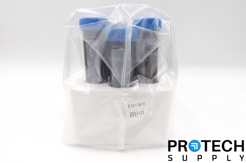 Load image into Gallery viewer, 25/Pk USA Scientific 5622-7283P 50mL Amber Tube / Conical Bottom / Screw Cap