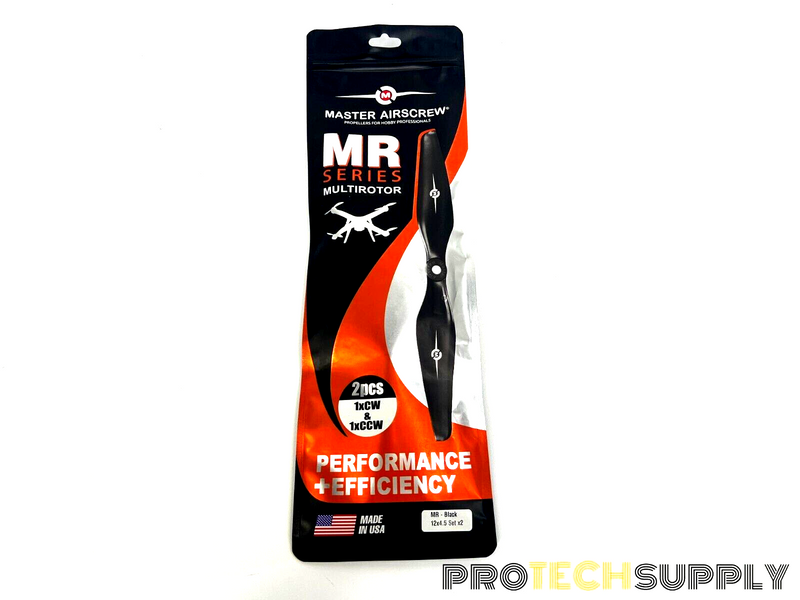 Load image into Gallery viewer, Master Airscrew MA.MR12x45SB2 12x4.5 Multirotor Propeller Set NEW with WARRANTY