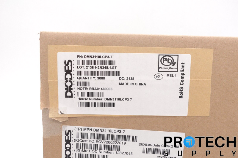 Load image into Gallery viewer, 3000/Reel Diodes Inc DMN3110LCP3-7 MOSFET N-Channel 30V 3.2A 3DFN NEW & WARRANTY