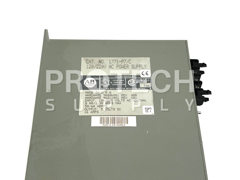 Load image into Gallery viewer, Allen Bradley 1771P7/C AC Power Supply with WARRANTY