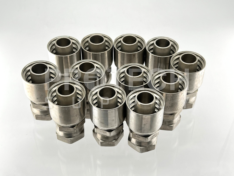 Load image into Gallery viewer, (Lot of 12) Parker P43-20 R1-R2 Hydraulic Hose Fitting with WARRANTY