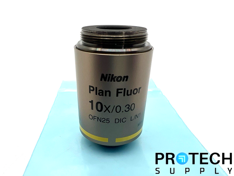 Load image into Gallery viewer, Nikon Plan Fluor 10x/0.30 Microscope Objective Lens MRH00101 with WARRANTY