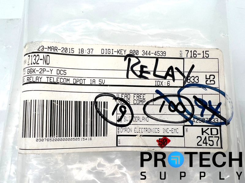 Load image into Gallery viewer, (Pack of 19) Omron G6K-2P-Y DC5 Telecom Relay NEW with WARRANTY