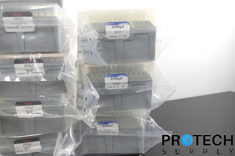 Load image into Gallery viewer, (Lot of 26 Racks) Thermo Fisher & Matrix 12.5, 200, 250ul Pipette Tips NEW