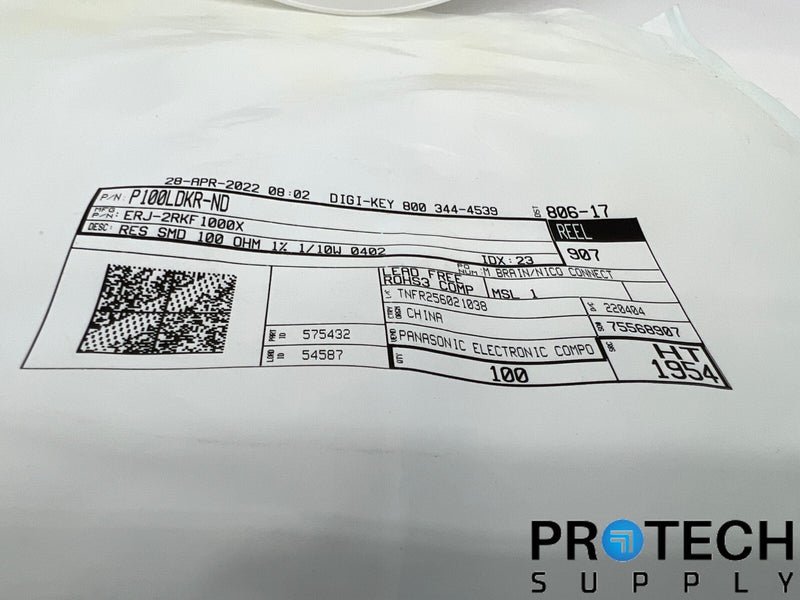 Load image into Gallery viewer, (Approx 60) Panasonic Electronic Chip Resistor P100LDKR-ND with WARRANTY