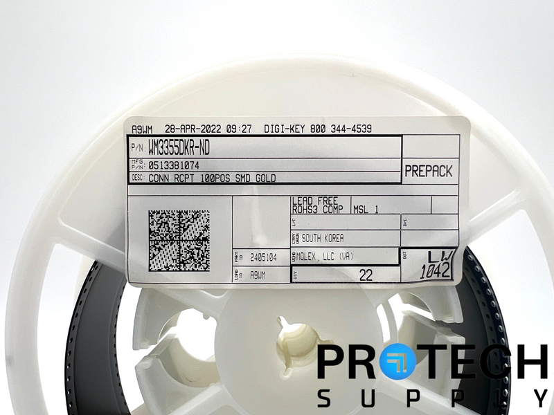 Load image into Gallery viewer, (22/Pk) Molex 0513381074 100-Position Connector Receptacle NEW with WARRANTY
