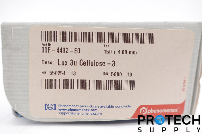 Load image into Gallery viewer, Phenomenex Lux 3u Celiulose-3 00F-4492-E0 NEW with WARRANTY