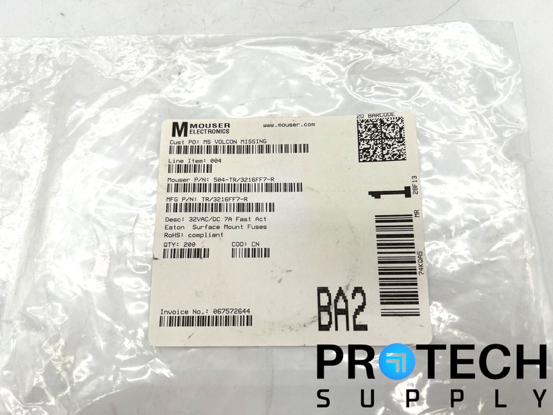 Load image into Gallery viewer, 200/Pk Eaton Electronics TR/3216FF7-R Fuse Board Mount 32V NEW