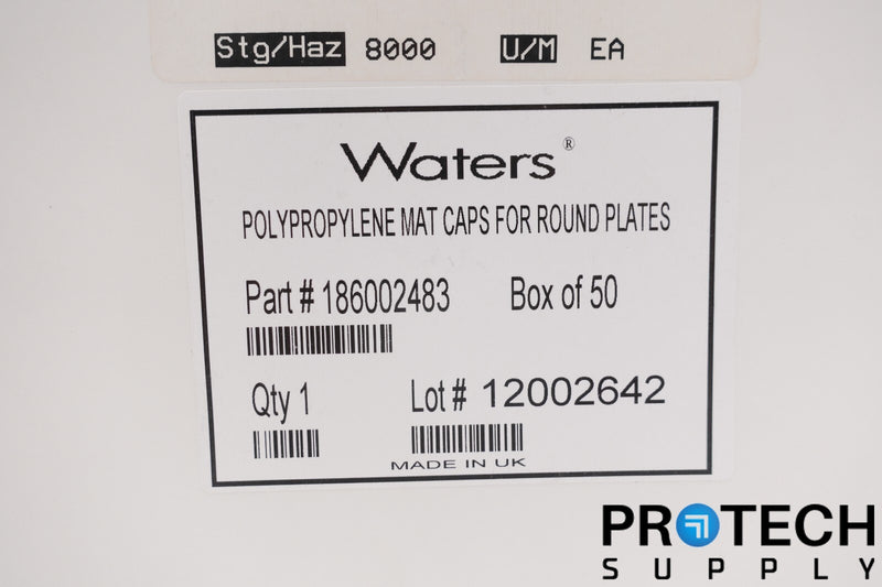 Load image into Gallery viewer, (50/Pk) Waters 186002483 Polypropylene Caps for Plates NEW with WARRANTY