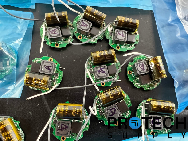 Load image into Gallery viewer, Lot of Misc Soraa LED Bulb Manufacturing Parts