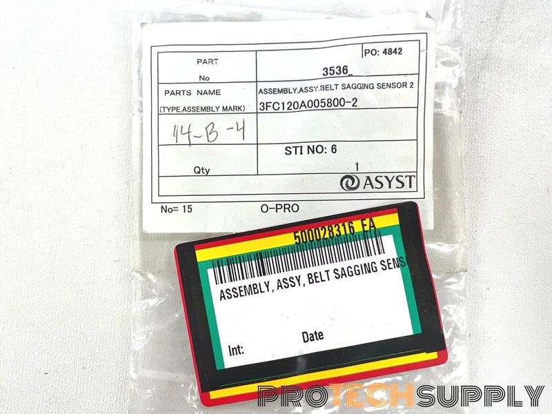 Load image into Gallery viewer, NEW Omron Asyst-Shinko Photoelectric Belt Sagging Sensor with WARRANTY