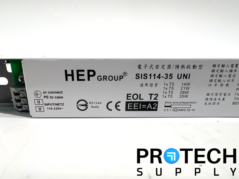 Load image into Gallery viewer, HEP Group SIS114-35 UNI Electronic Fluorescent Ballas with WARRANTY