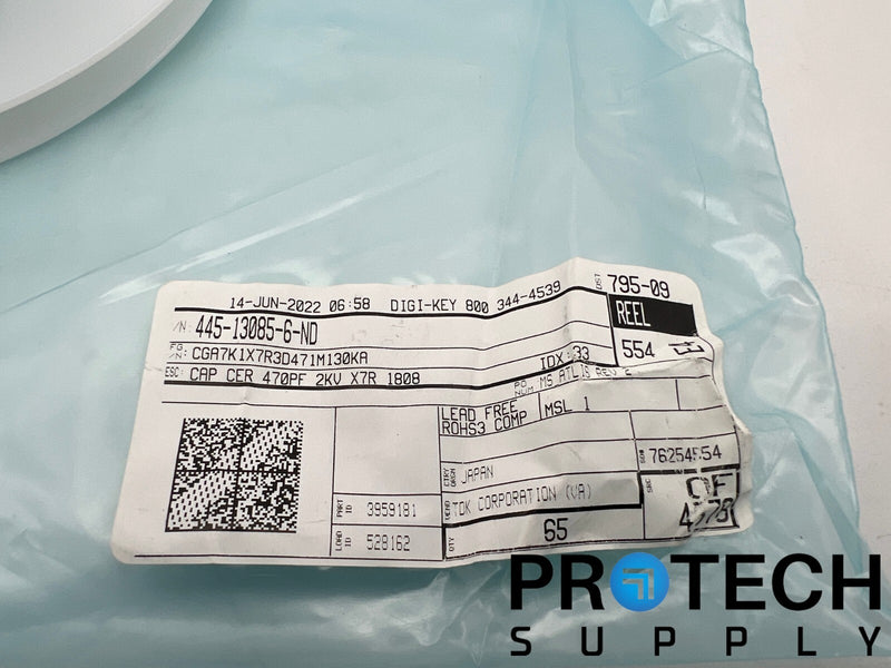 Load image into Gallery viewer, 65/Pk TDK Corp CGA7K1X7R3D471M13KA Ceramic Capacitor 2000V NEW w/ WARRANTY