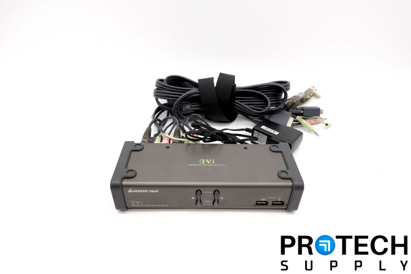 Load image into Gallery viewer, Iogear GCS1102 2-Port DVI KVM Switch & Cables + Power Adapter with WARRANTY