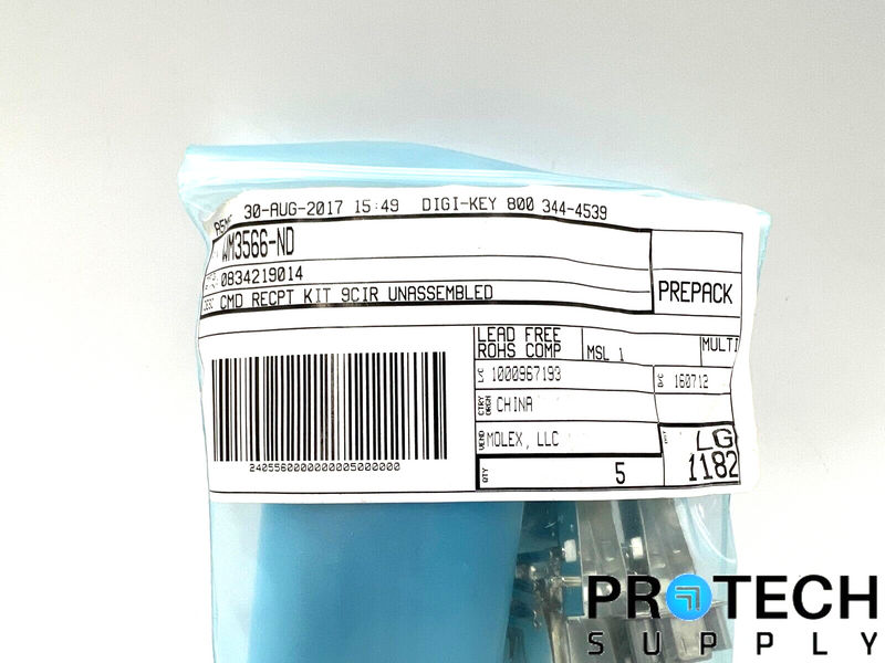 Load image into Gallery viewer, Molex Receptacle Kit Micro-D Connector 9 Position WM3566-ND NEW with WARRANTY