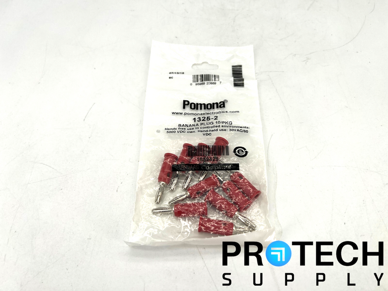 Load image into Gallery viewer, (10/Pk) Pomona 1325-2 Banana Plug 30VAC/60VDC NEW