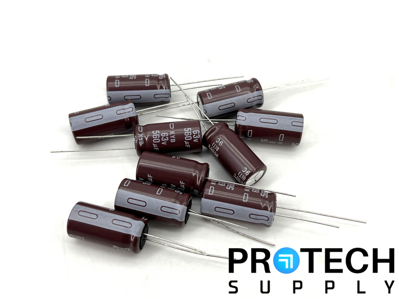 Load image into Gallery viewer, (Pack of 10) Chemi-Con EKYB630ELL561MK25S Aluminum Capacitors NEW with WARRANTY