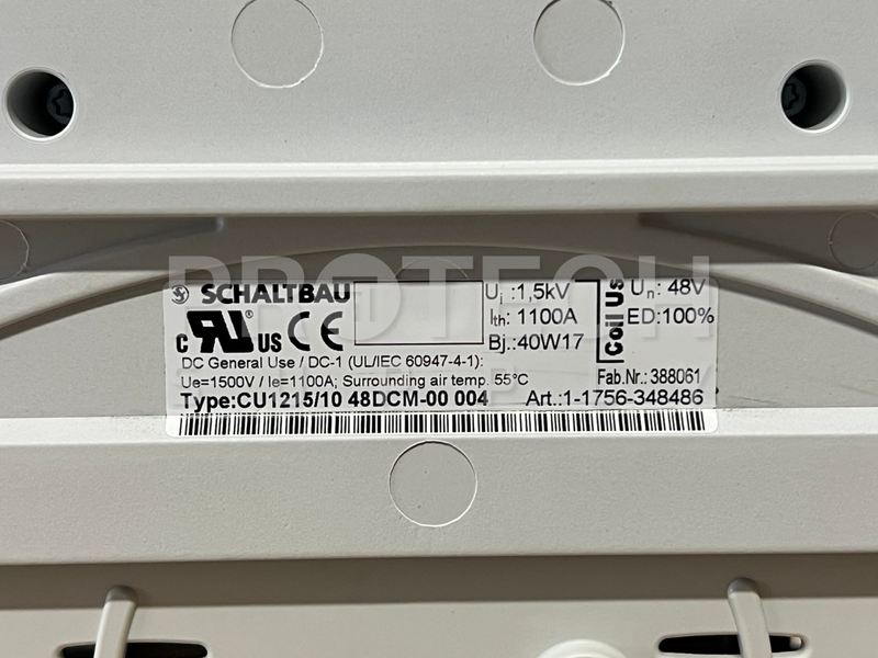 Load image into Gallery viewer, Schaltbau CU1215/10 48DCM-00 004 Double Pole DC Power Contactor NEW w/ WARRANTY