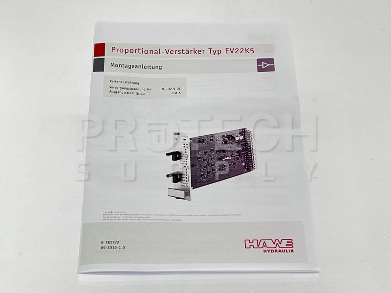 Load image into Gallery viewer, HAWE EV 22 K 5-12/24 Proportional Amplifier Card NEW SEALED with WARRANTY