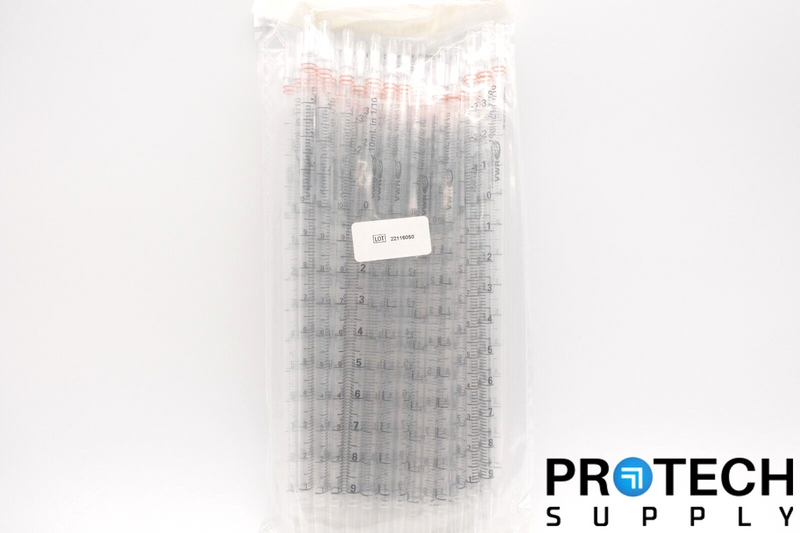 Load image into Gallery viewer, 50/Pk VWR 89130-916 10mL Wide Tip Serological Pipet NEW