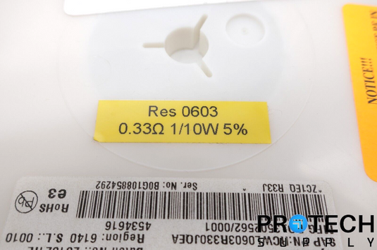 (Qty 5000) Vishay Dale RCWL0603R330JQEA Roll of Resistor Chip NEW w/ WARRANTY