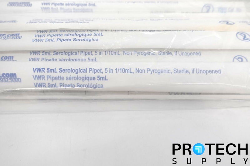 Load image into Gallery viewer, (Case of 100) VWR 89130-896 5mL Serological Pipet 5 in 1/10mL NEW with WARRANTY