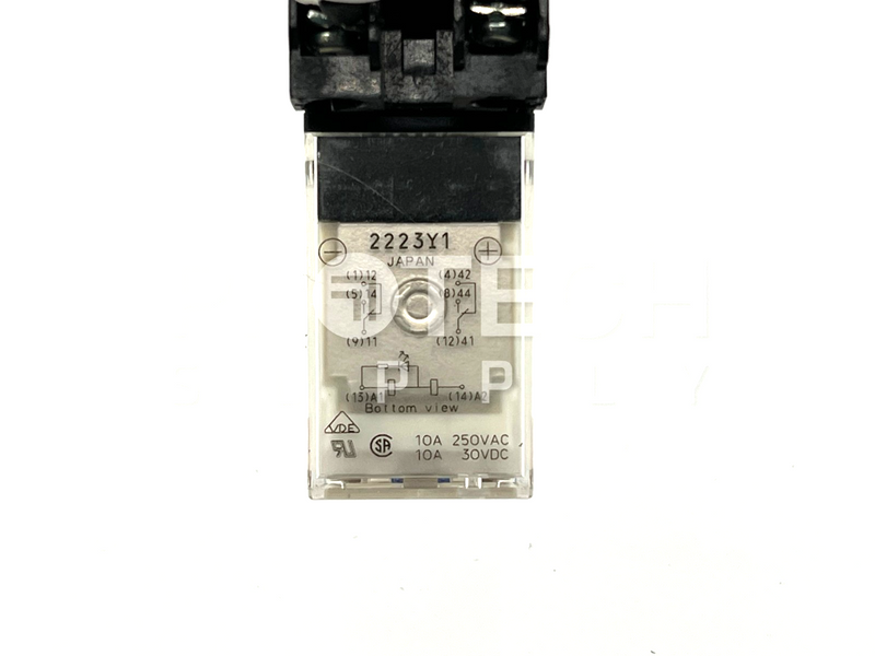 Load image into Gallery viewer, (Lot of 3) Omron MY2IN Relay DC24 + 1813EW2 Relay Socket Base with WARRANTY