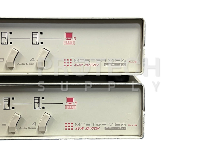 Load image into Gallery viewer, (Lot of 2) Aten CS-114A Master View KVM Switch GUARANTEED
