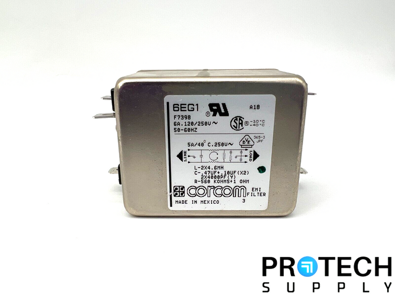 Load image into Gallery viewer, Corcom 6EG1 Single Phase Filter w/ WARRANTY