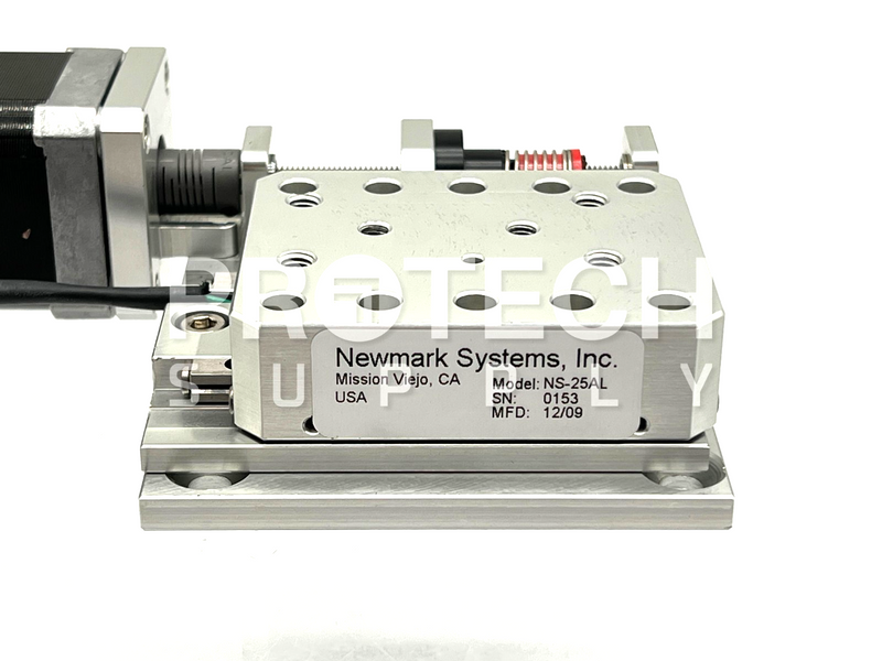 Load image into Gallery viewer, Newmark NS-25AL Motorized Linear Stage + Vexta PXB44H-02AA-C4 Motor w/ WARRANTY