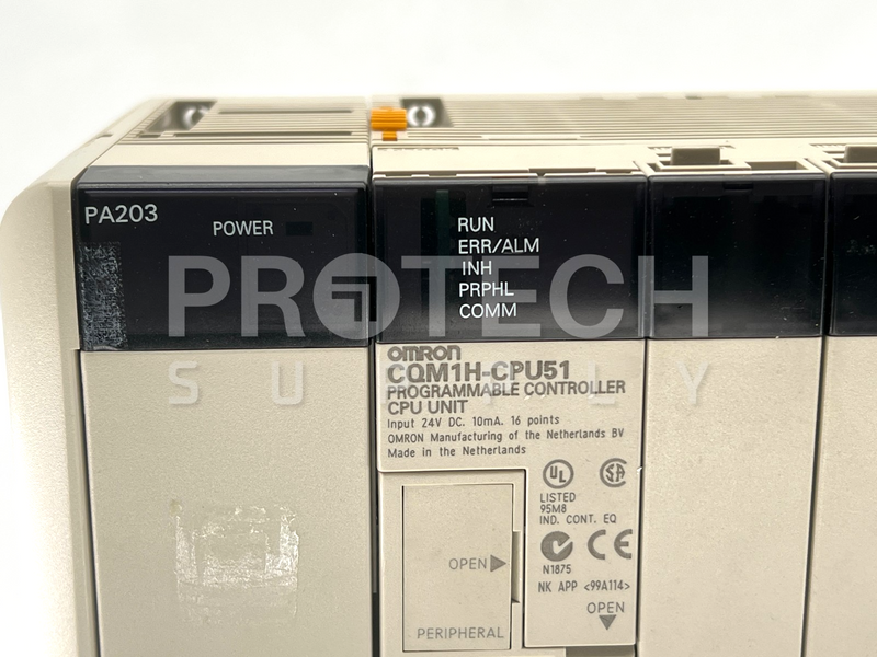 Load image into Gallery viewer, Omron CQM1 PLC System Assy CQM1H-CPU51 / CQM1-OD214 / CQM1-ID213 with WARRANTY