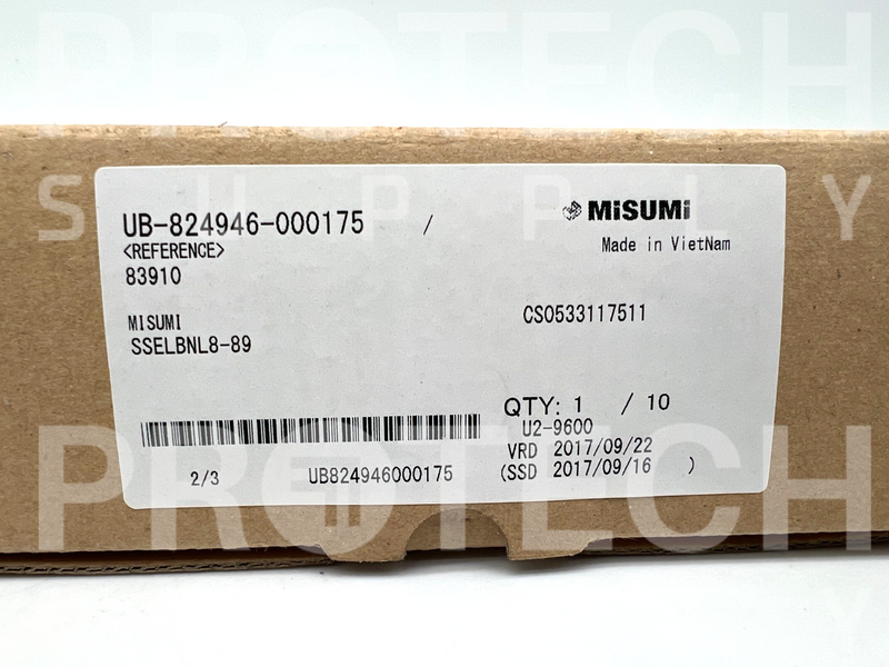 Load image into Gallery viewer, Misumi SSELBNL8-89 Linear Guide Assembly NEW with WARRANTY