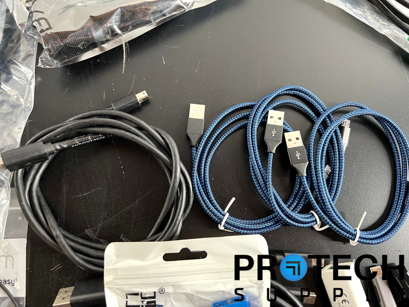Load image into Gallery viewer, Lot of Misc USB / USB-C / USB-Mini Cables Adapters