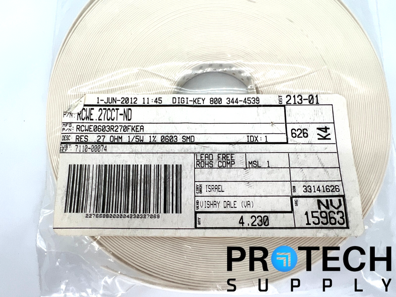 Load image into Gallery viewer, (4230/Pk) Vishay RCWE0603R270FKEA Chip Resistor NEW with WARRANTY