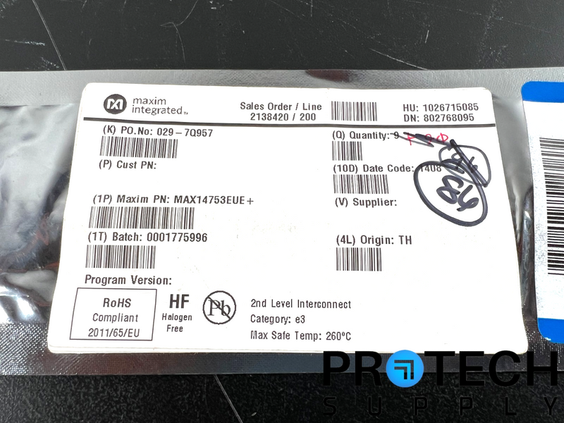 Load image into Gallery viewer, (96/Pk) Analog Devices MAX14753EUE+ 16 Pin Circuit IC Switch 130Ohm w/ WARRANTY