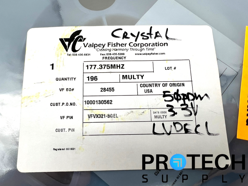 Load image into Gallery viewer, (218/Pk) Valpey Fisher VFVX321-BGEL-177.375 Crystal 177.375MHz NEW with WARRANTY