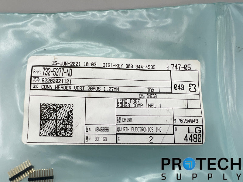 Load image into Gallery viewer, 2/Pk Würth Elektronik 20 Position Connector Header 732-5377 NEW with WARRANTY