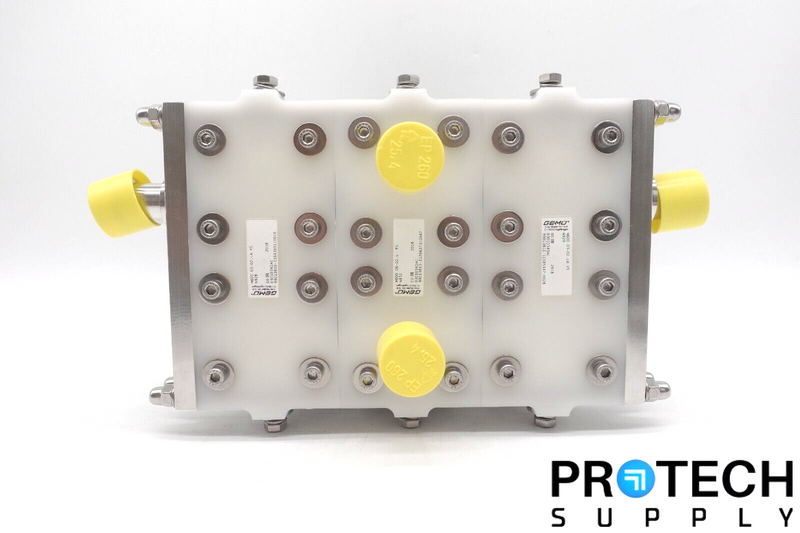 Load image into Gallery viewer, 6x GEMU 9651 10D AX64B2 Diaphragm Valve with M600 Valve Block with WARRANTY