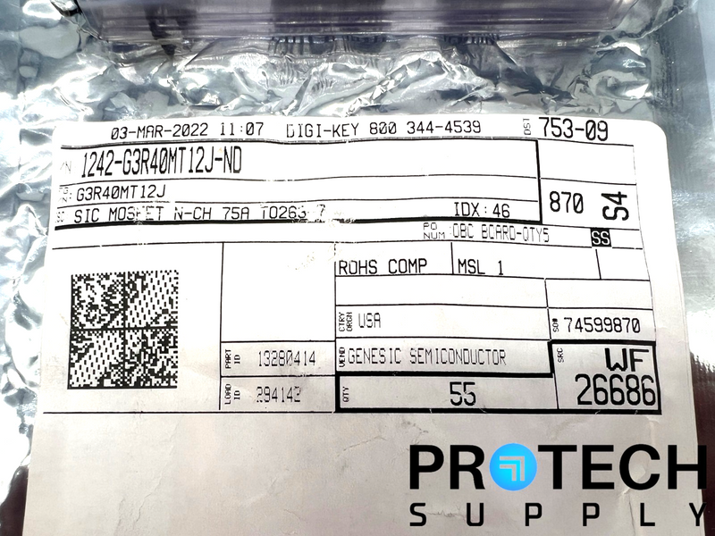 Load image into Gallery viewer, (3/Pk) GeneSiC Semiconductor G3R40MT12J N-Channel Surface Mount with WARRANTY
