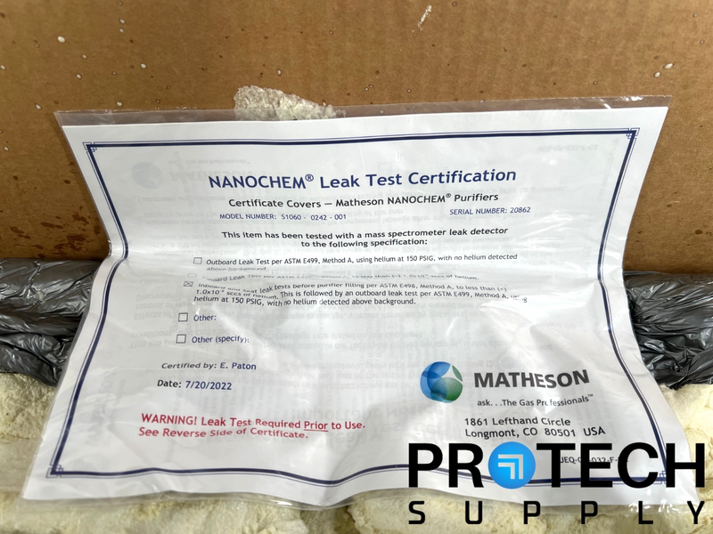 Load image into Gallery viewer, Matheson S1060-0242-001 Nitrogen Gas Purification System NEW with WARRANTY