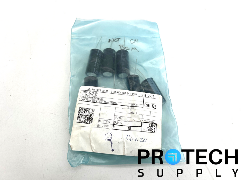 Load image into Gallery viewer, (10/Pk) Rubycon 500LXW68MEFR18X35 Aluminum Electrolytic Capacitor 68 µF 500 NEW