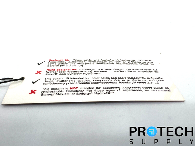 Load image into Gallery viewer, Phenomenex Synergi 4u Polar-RP 80A 50 x 4.60mm 00B-4336-E0 with WARRANTY