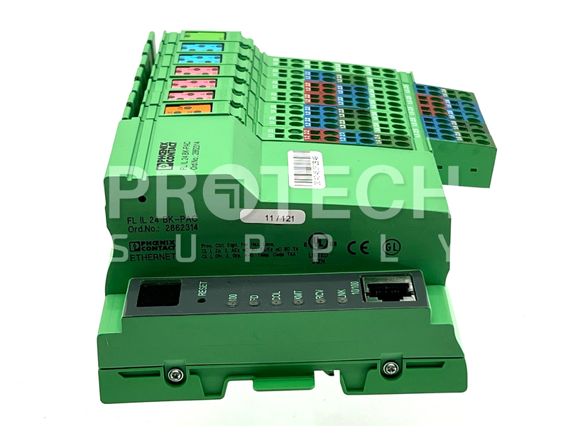 Load image into Gallery viewer, Phoenix Contact FL IL 24 BK-PAC Ethernet Inline Bus Coupler Assy with WARRANTY